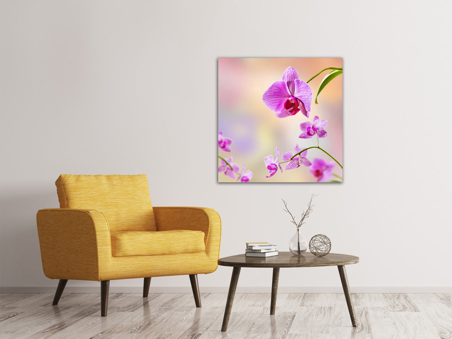 Leinwandbild Romantische Orchideen