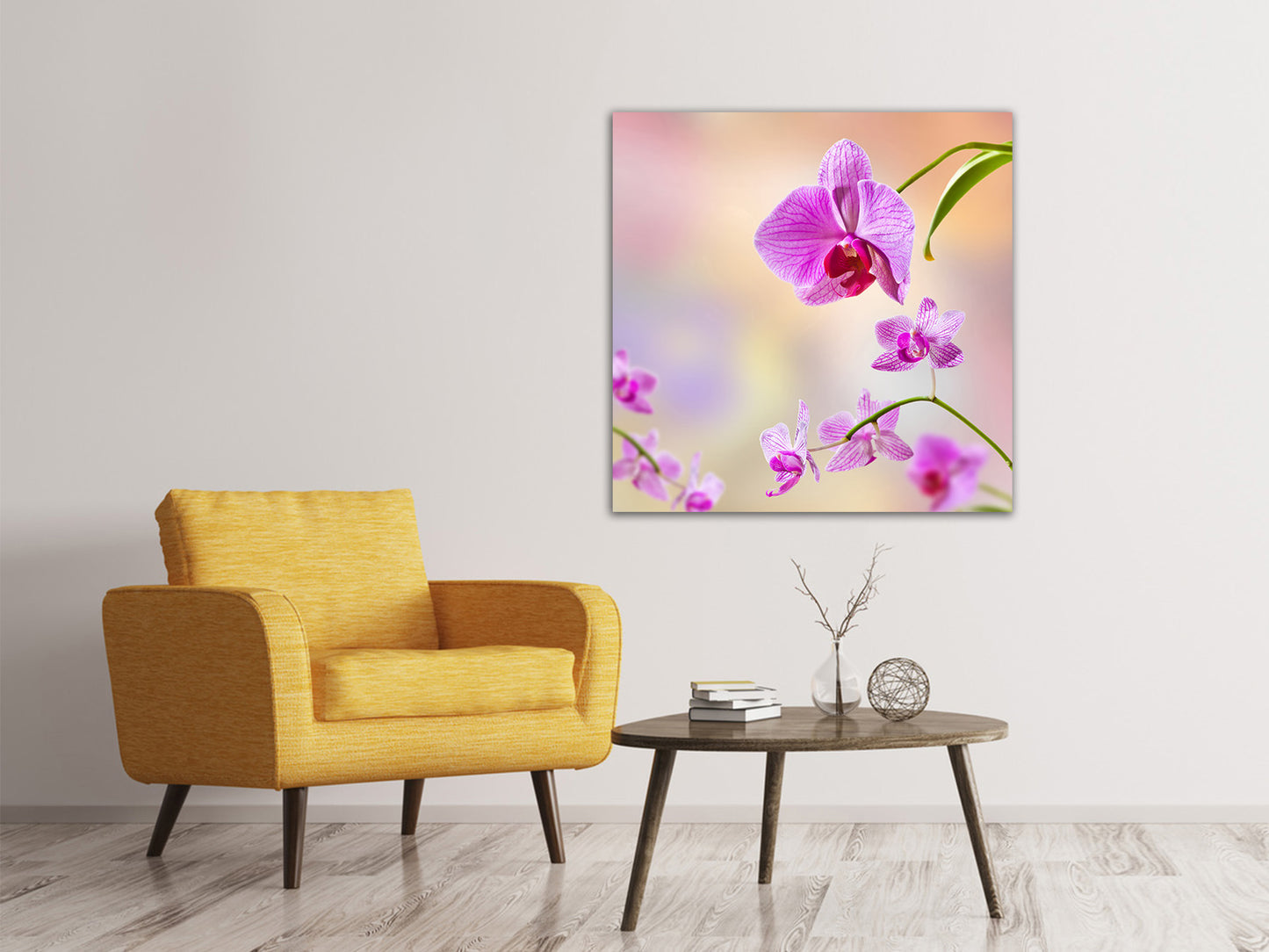 Leinwandbild Romantische Orchideen