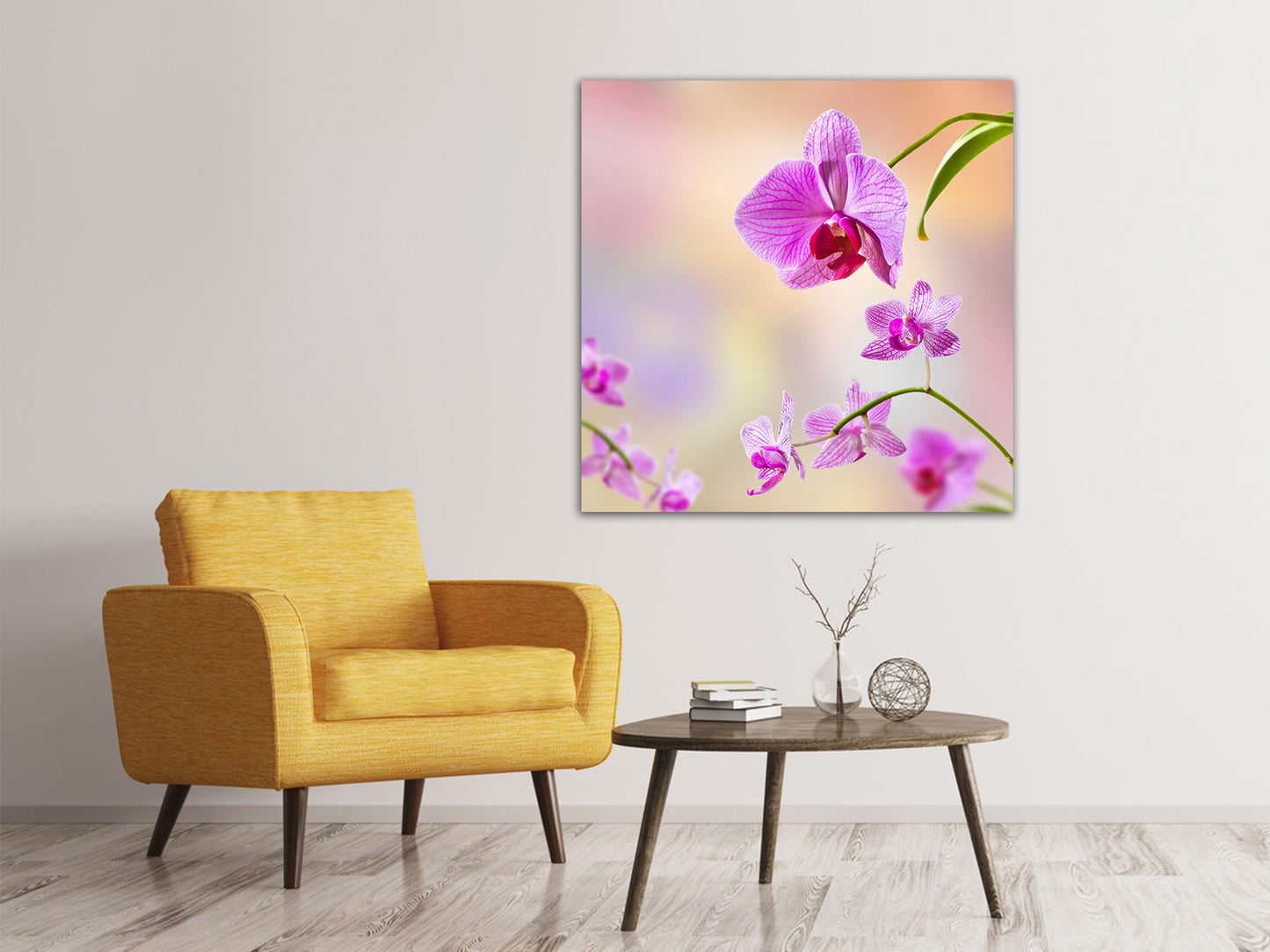 Leinwandbild Romantische Orchideen