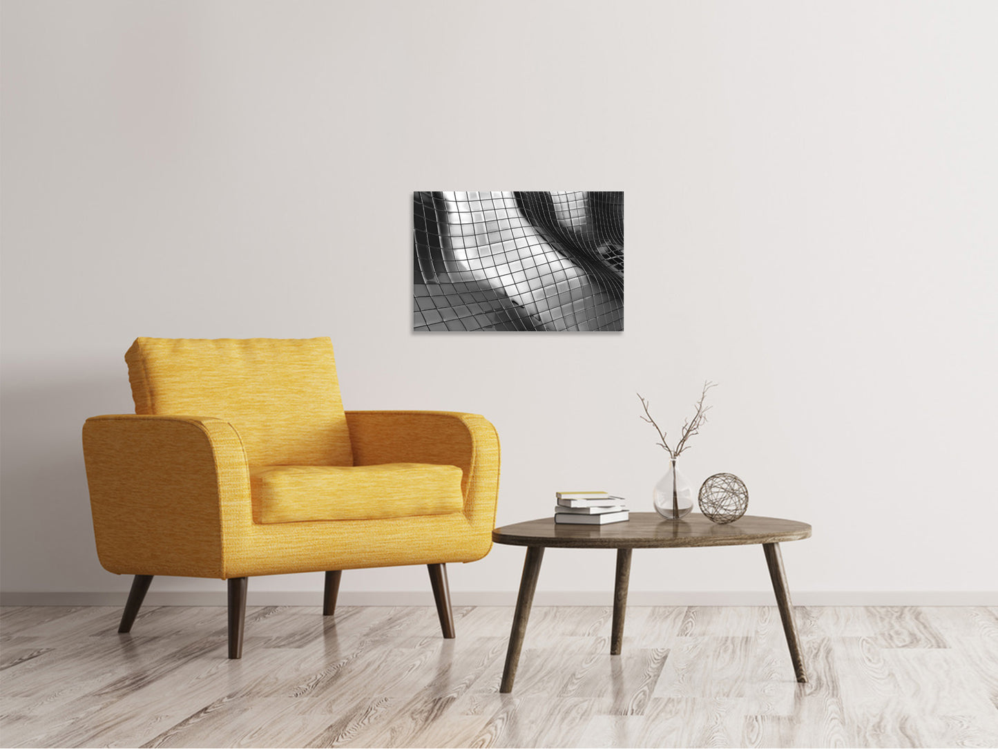 Leinwandbild Abstrakter Stahl