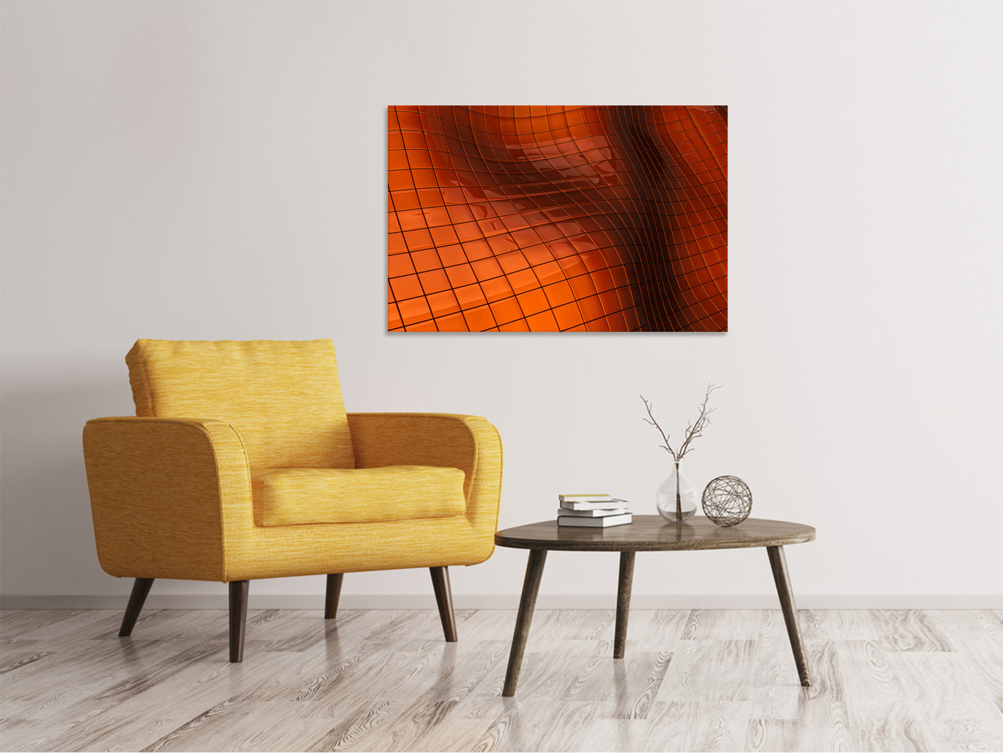 Leinwandbild 3D-Kacheln