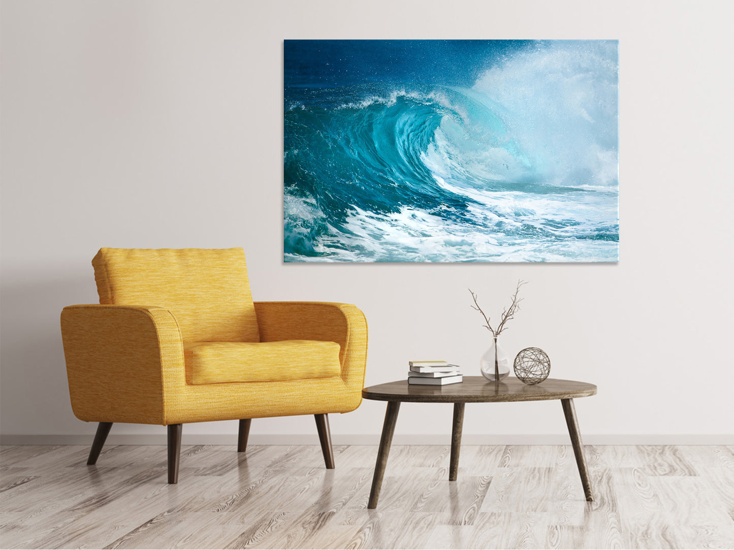 Leinwandbild Die perfekte Welle