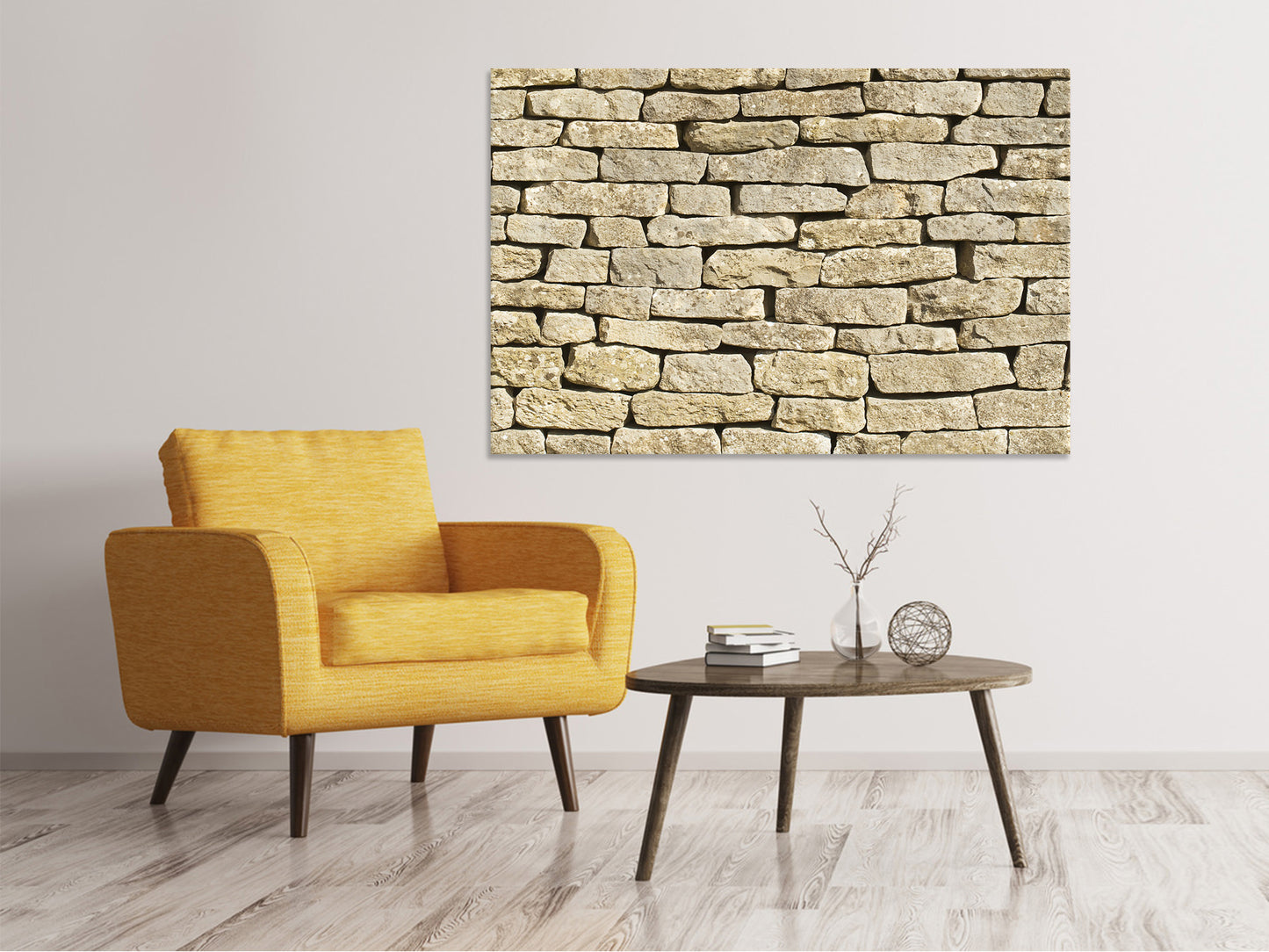 Leinwandbild Alte Mauer
