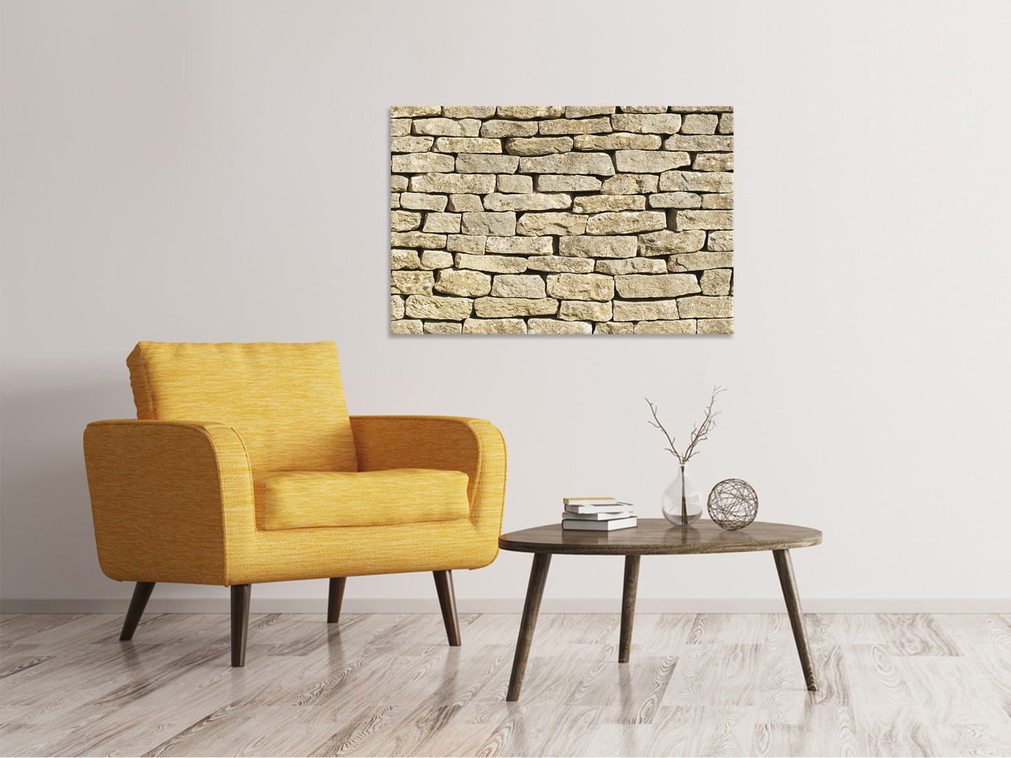 Leinwandbild Alte Mauer