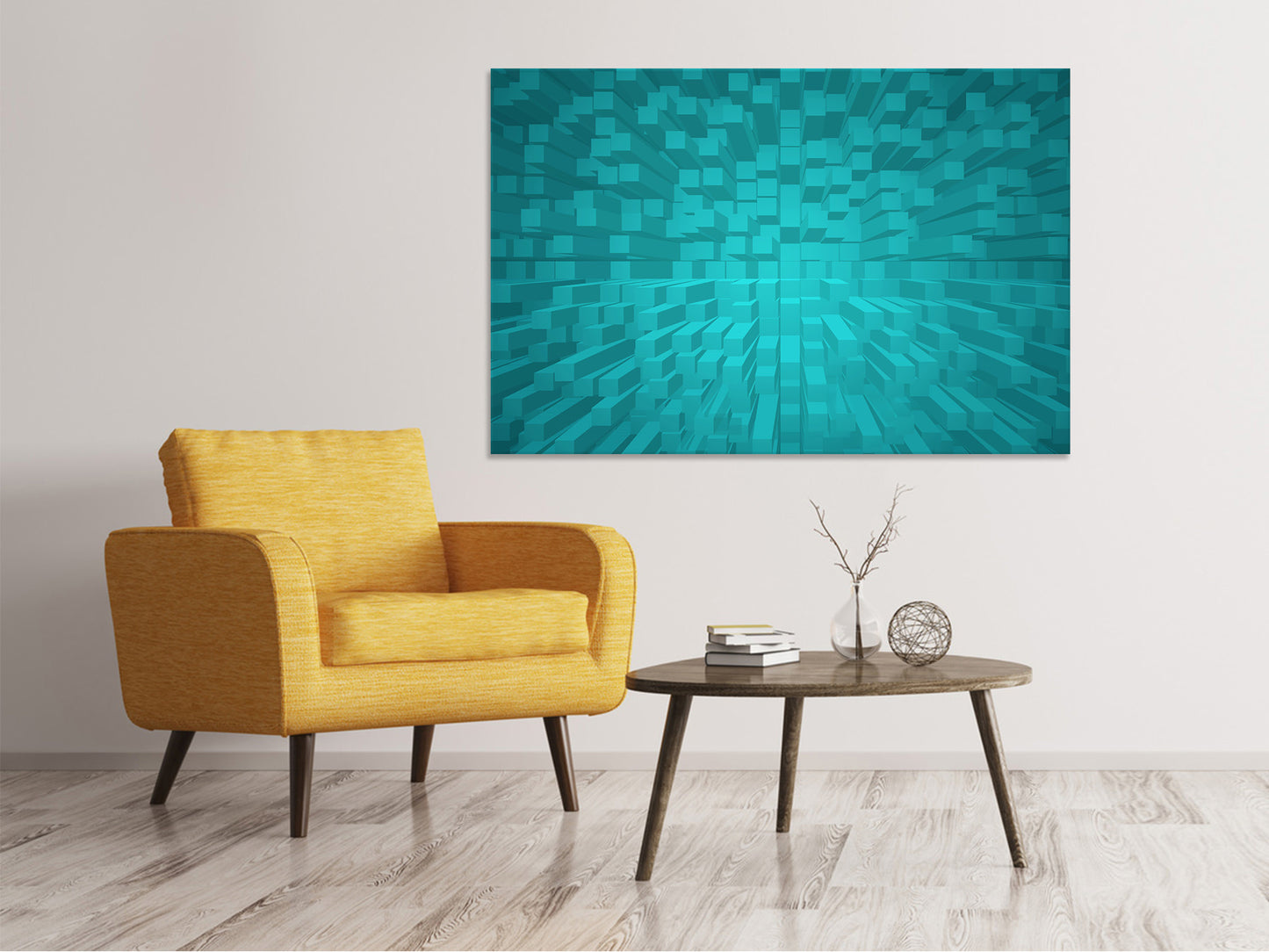 Leinwandbild 3D-Kubusse
