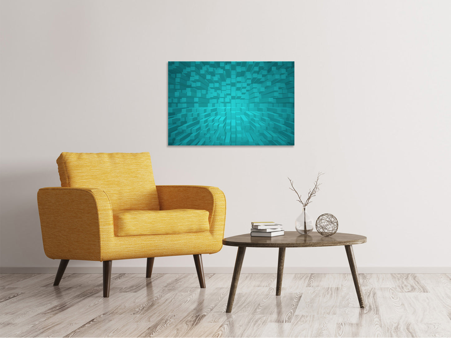 Leinwandbild 3D-Kubusse