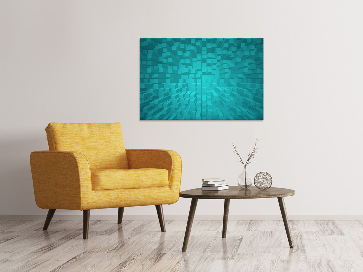 Leinwandbild 3D-Kubusse