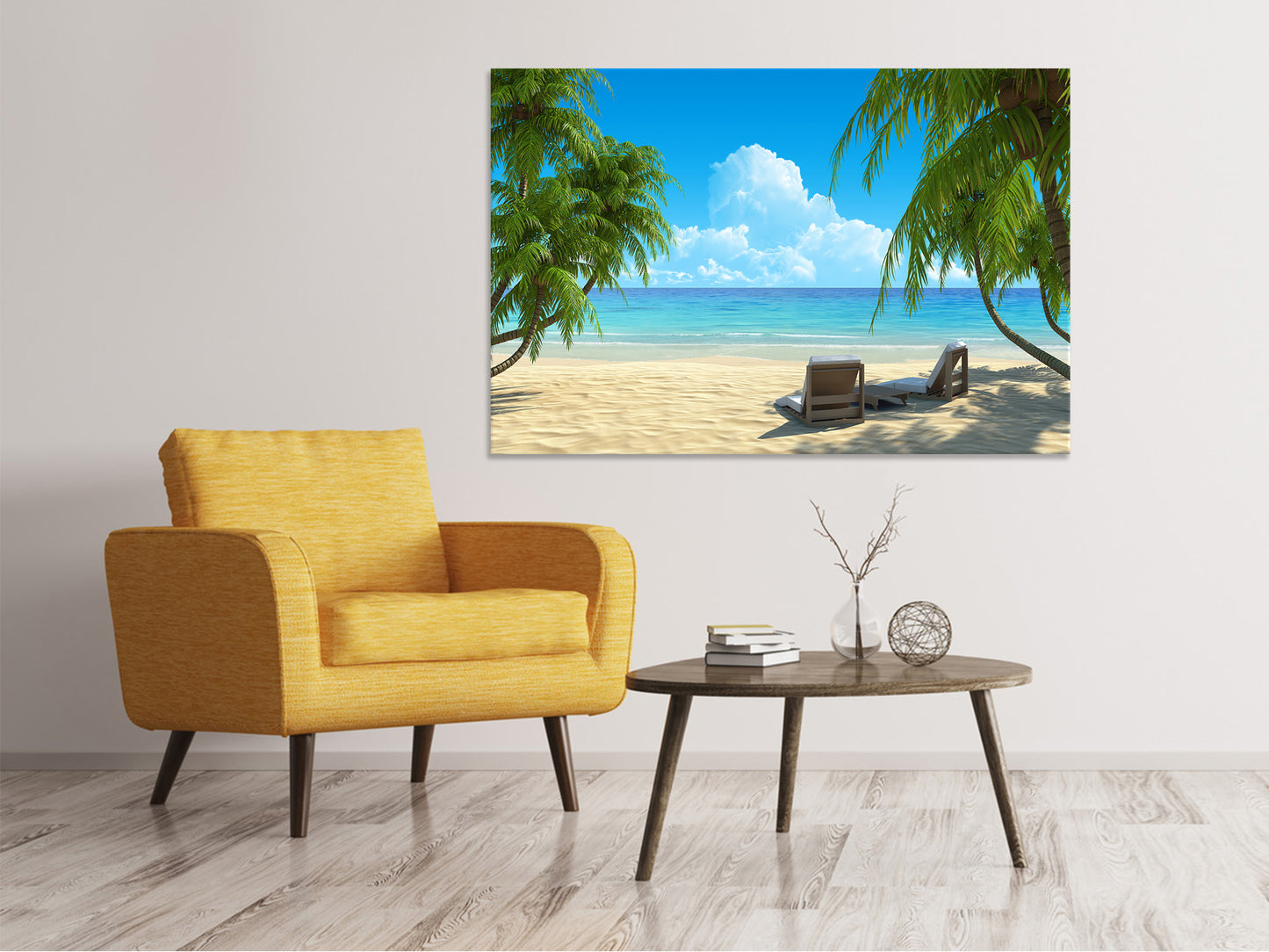 Leinwandbild Strandparadies