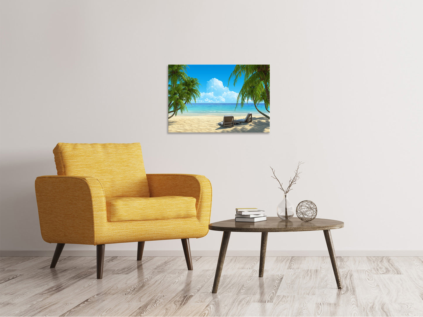 Leinwandbild Strandparadies