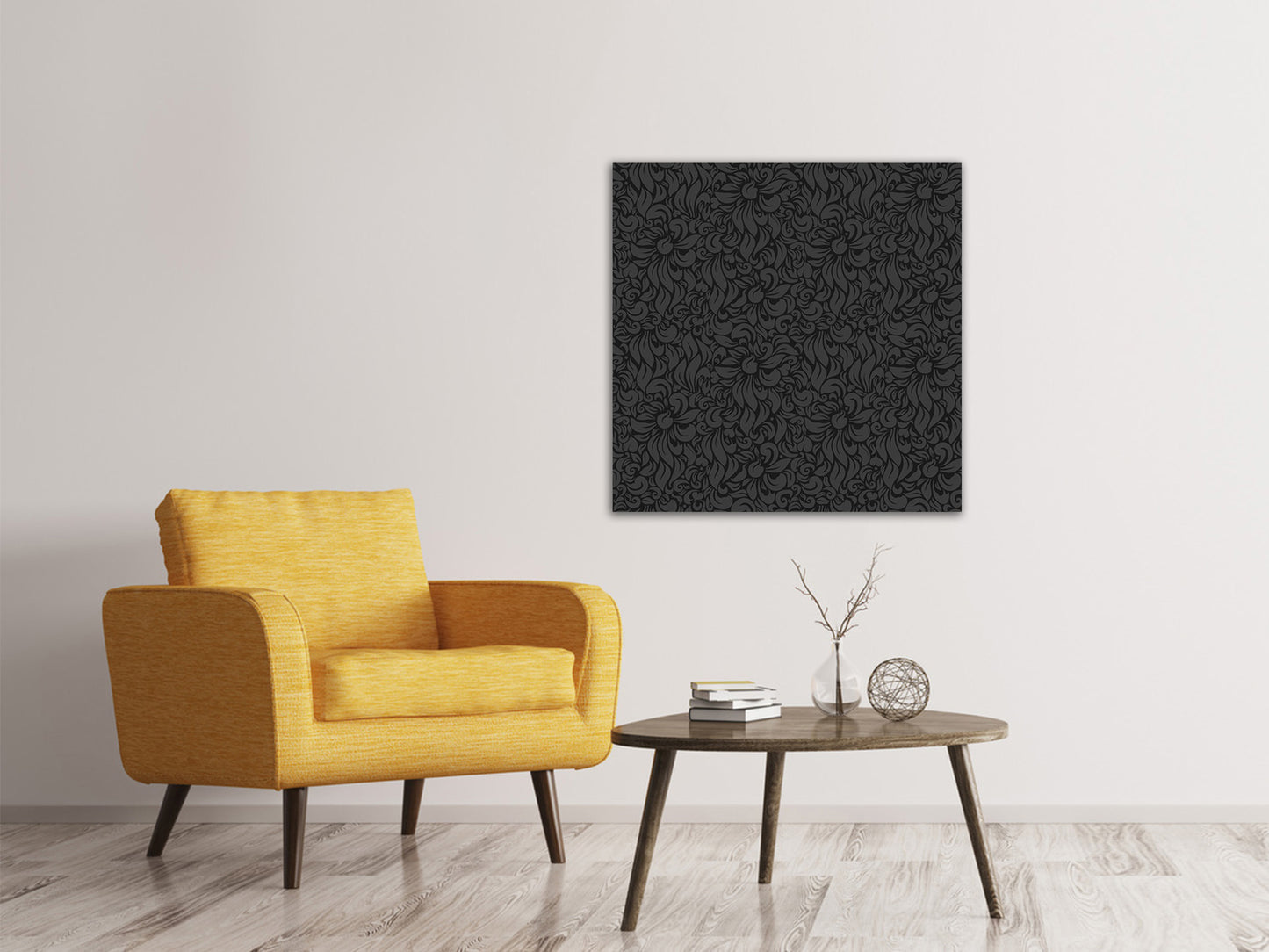 Leinwandbild Rokokomuster