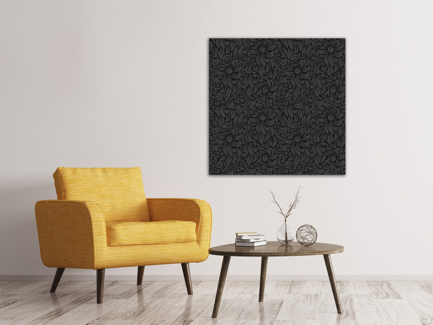 Leinwandbild Rokokomuster