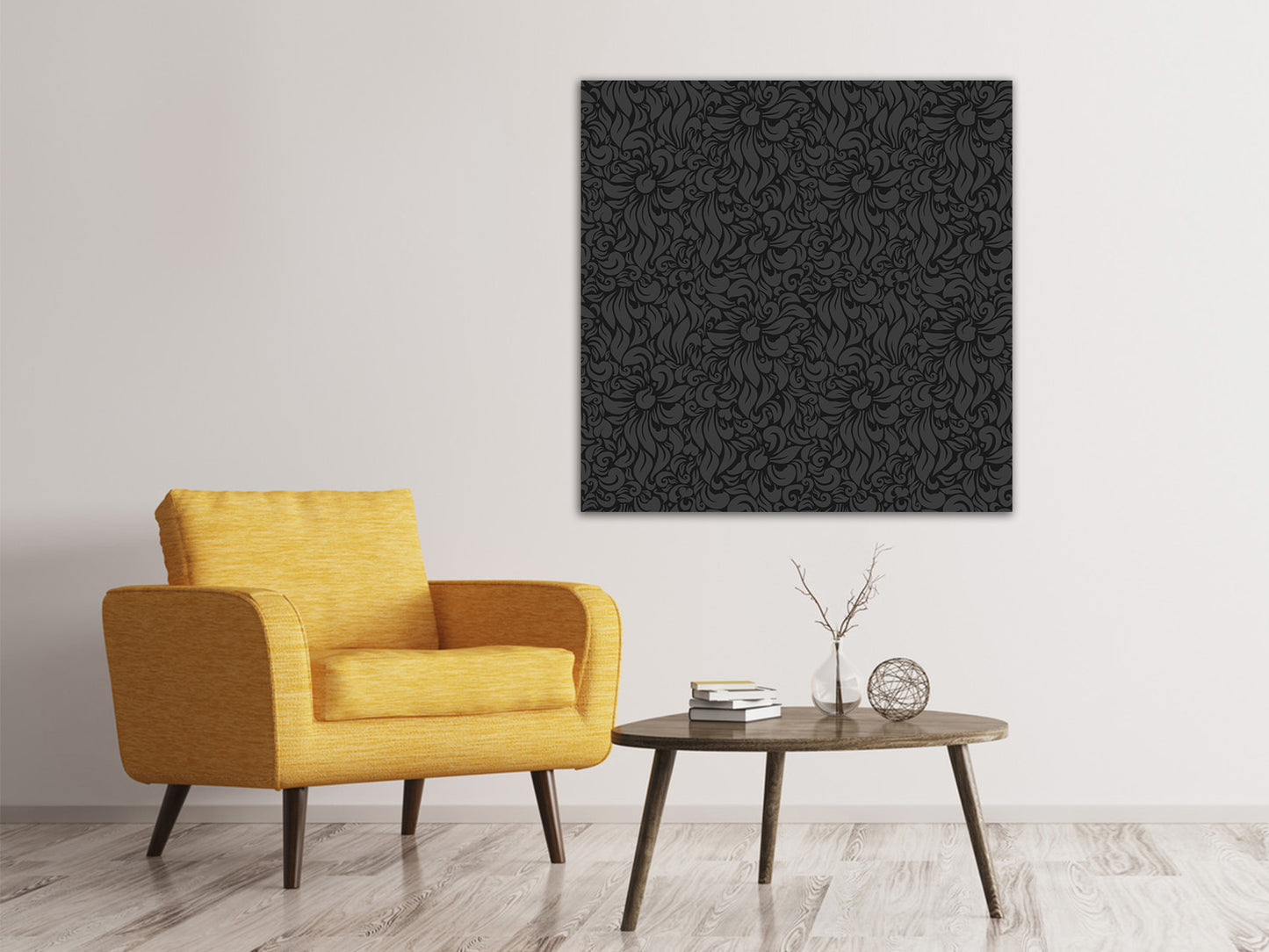 Leinwandbild Rokokomuster