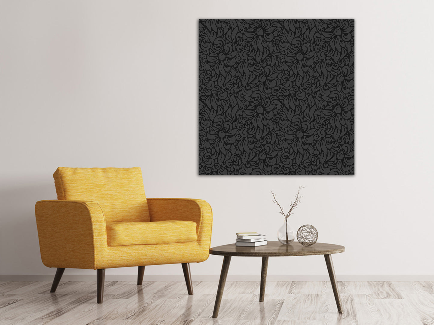 Leinwandbild Rokokomuster