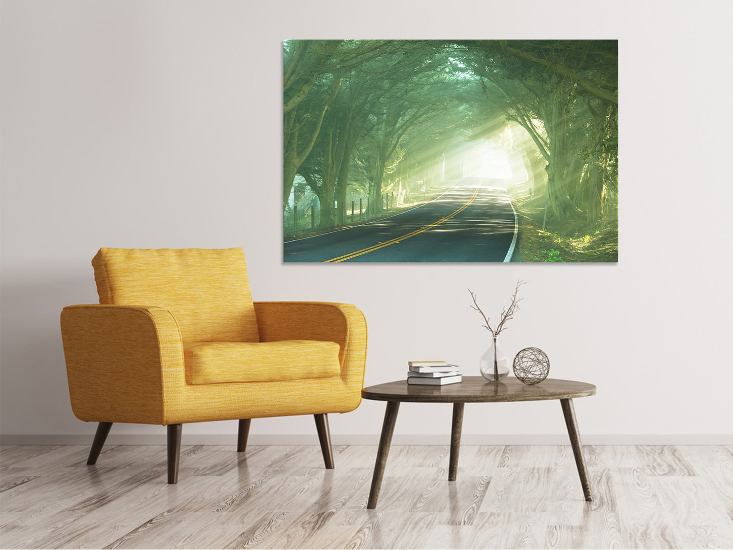 Leinwandbild Die Allee