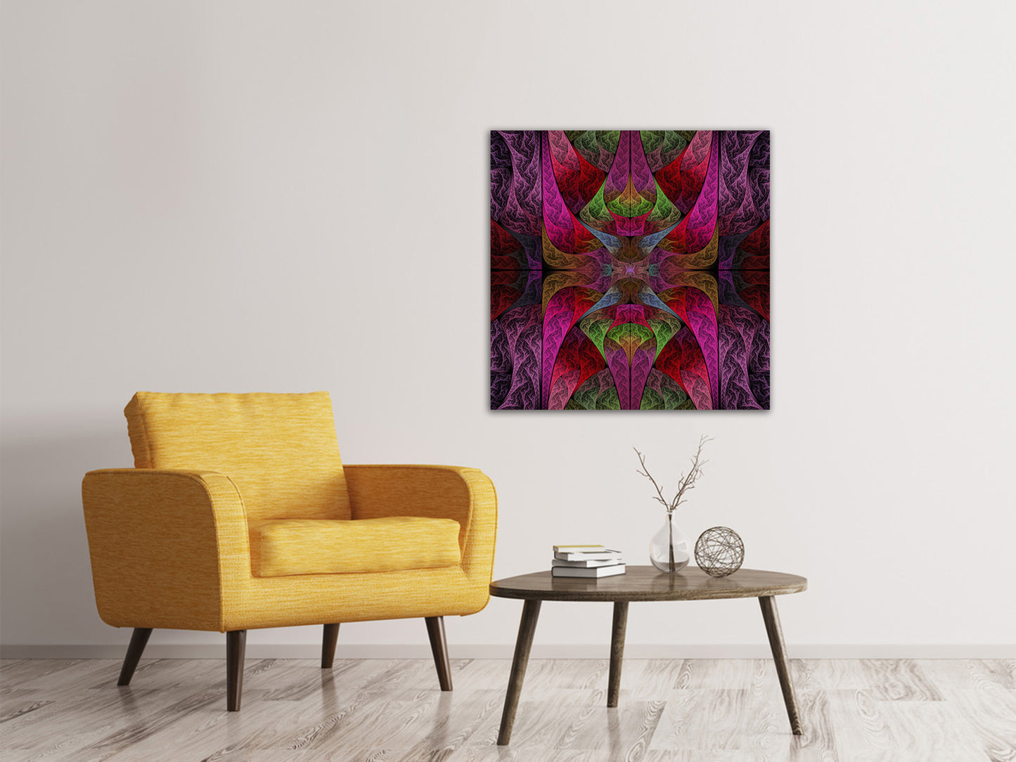 Leinwandbild Fraktales Muster