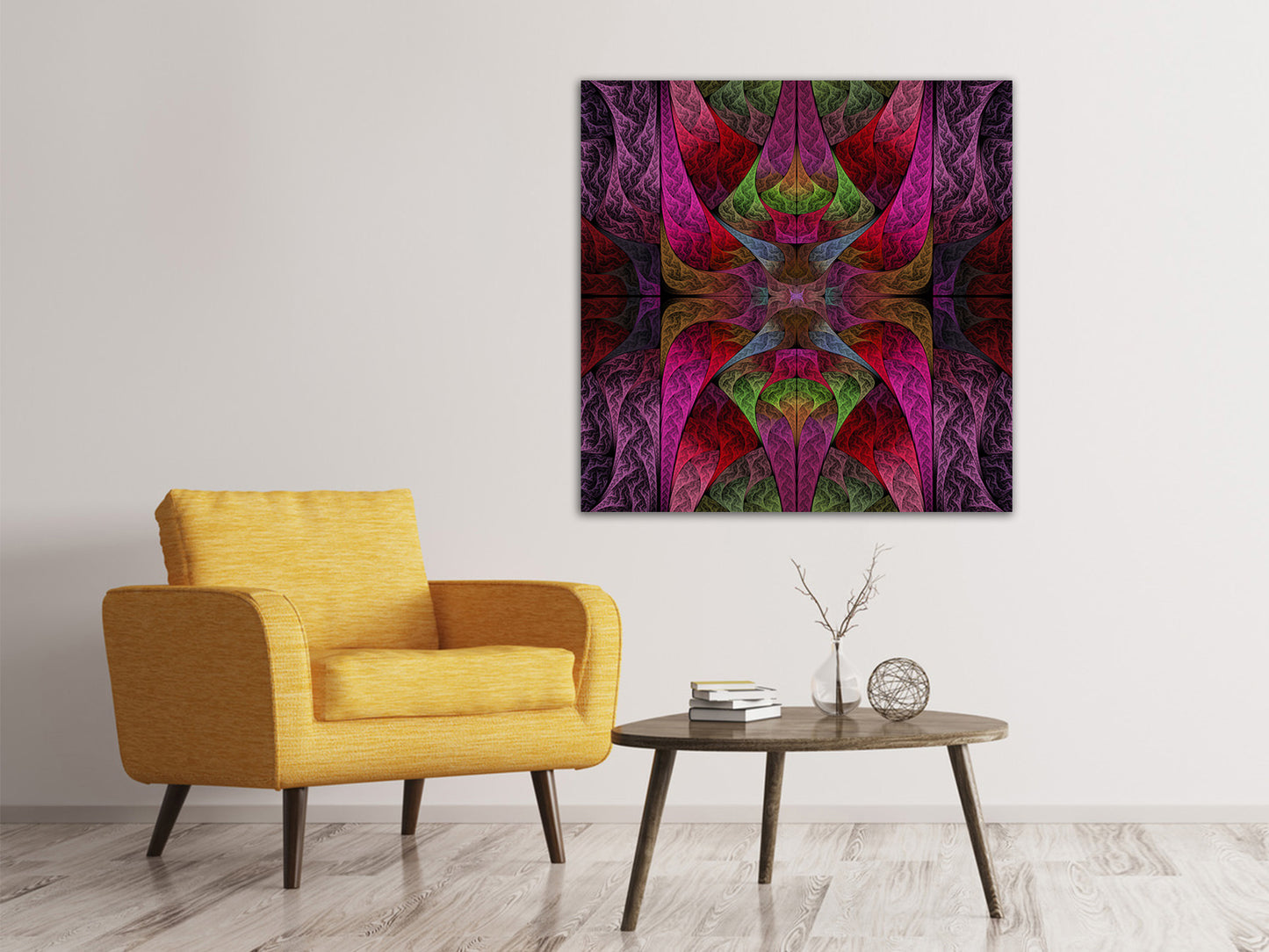 Leinwandbild Fraktales Muster