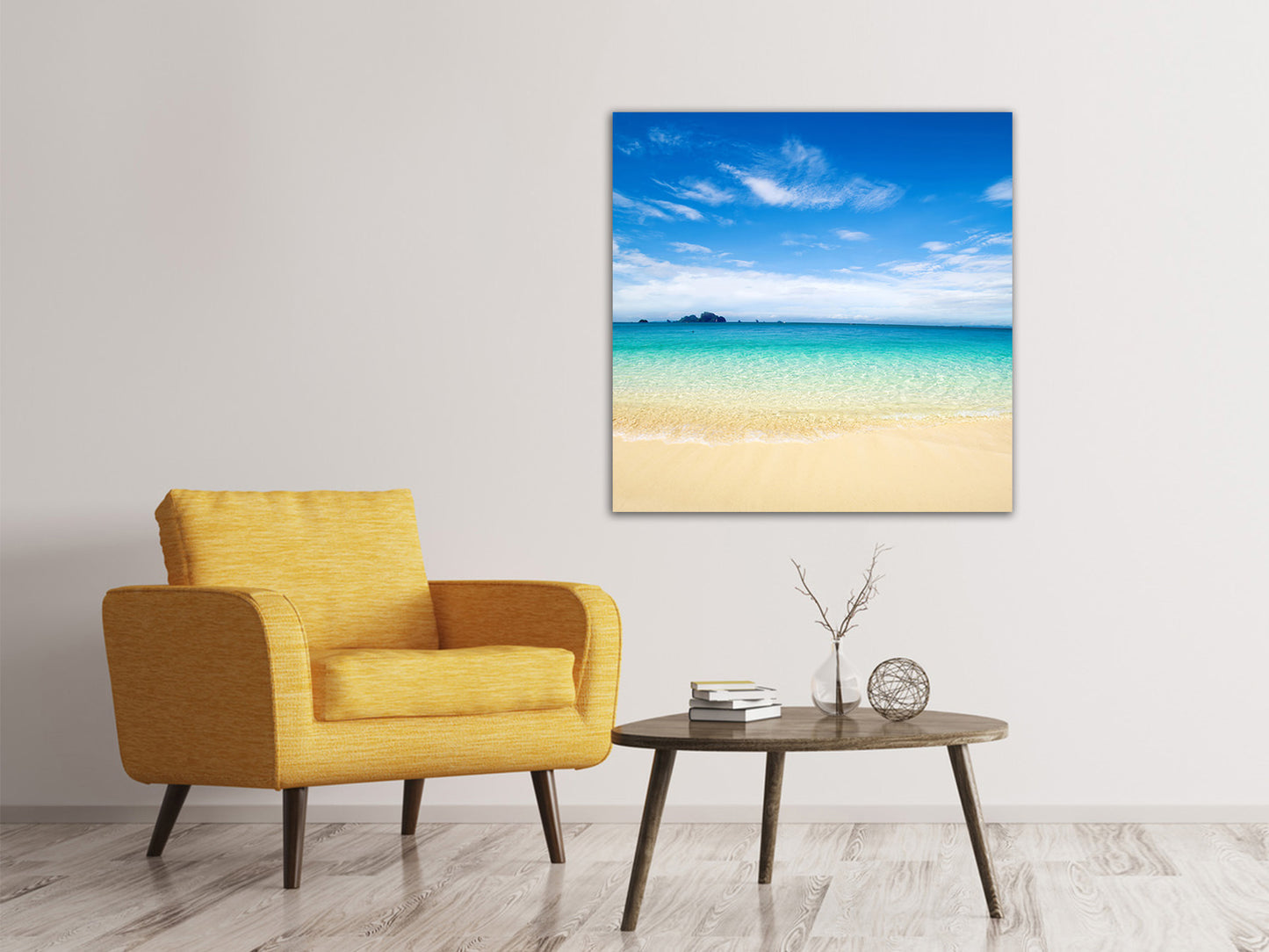 Leinwandbild Blaue Lagune