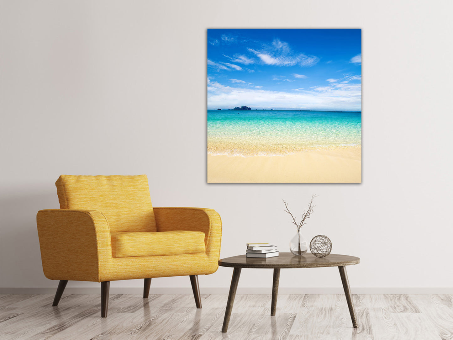 Leinwandbild Blaue Lagune