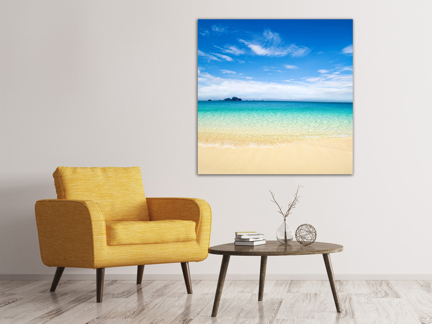 Leinwandbild Blaue Lagune