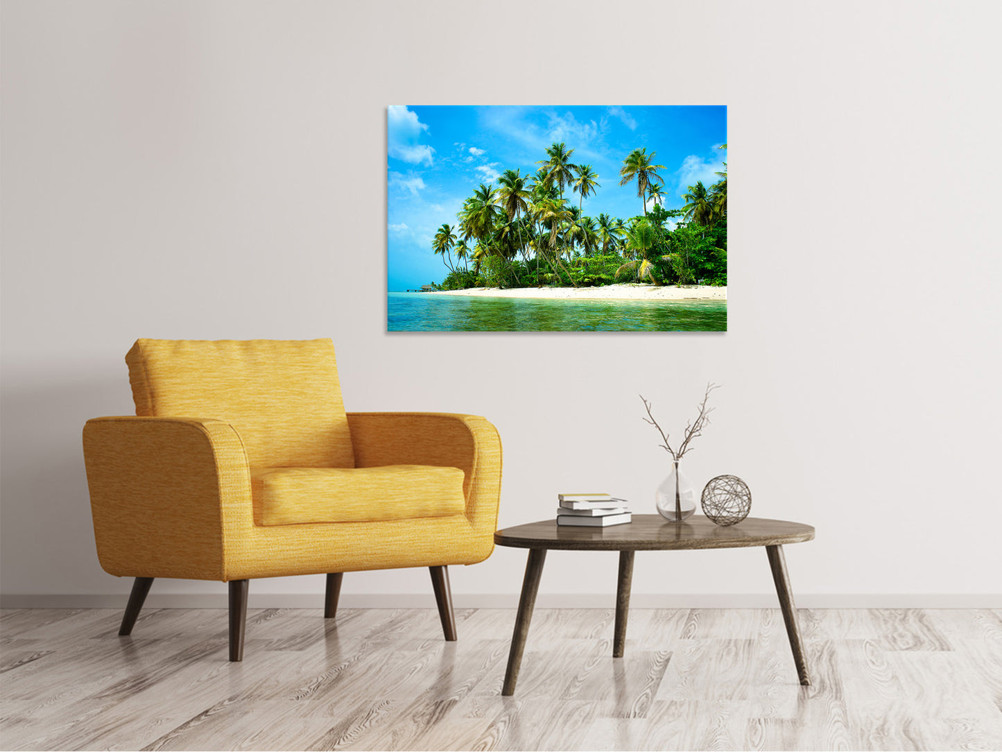 Leinwandbild Reif für die Ferieninsel