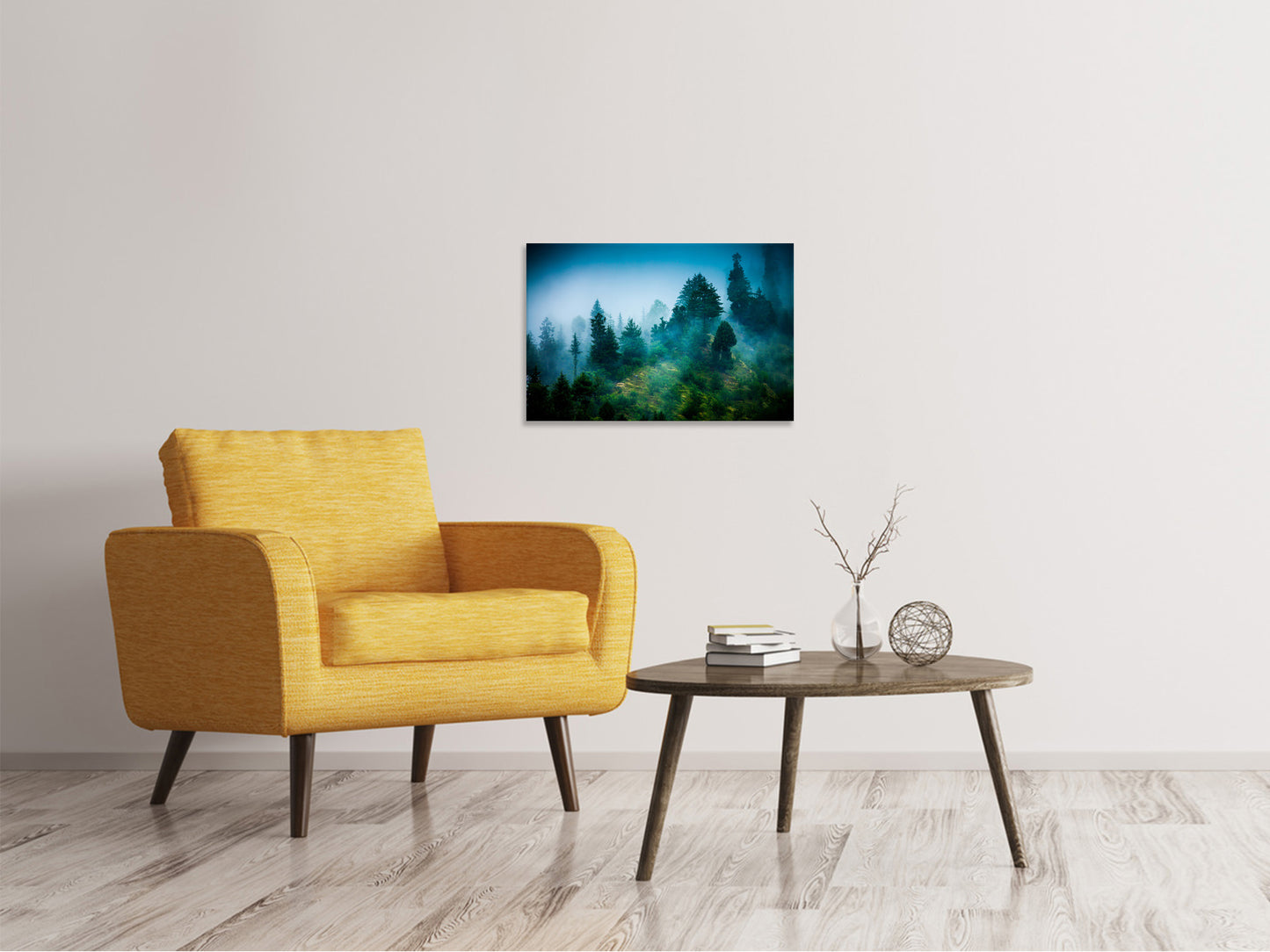 Leinwandbild Geheimnisvoller Wald
