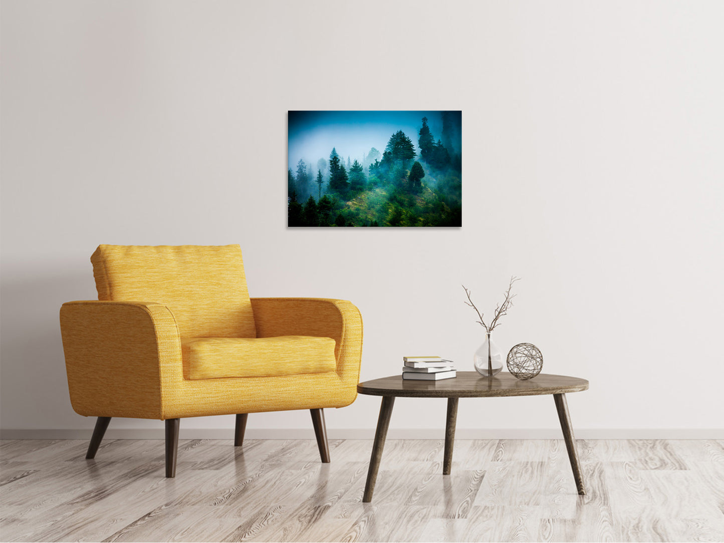 Leinwandbild Geheimnisvoller Wald