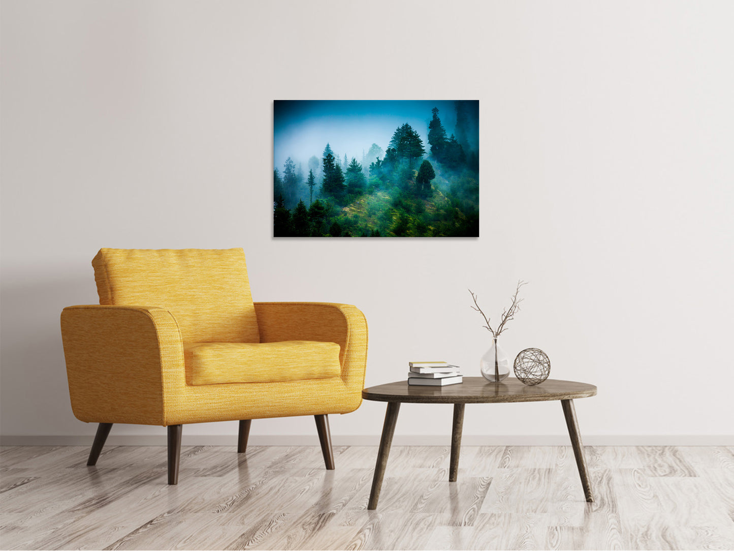 Leinwandbild Geheimnisvoller Wald