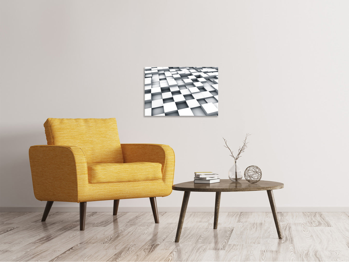 Leinwandbild 3D-Kubus