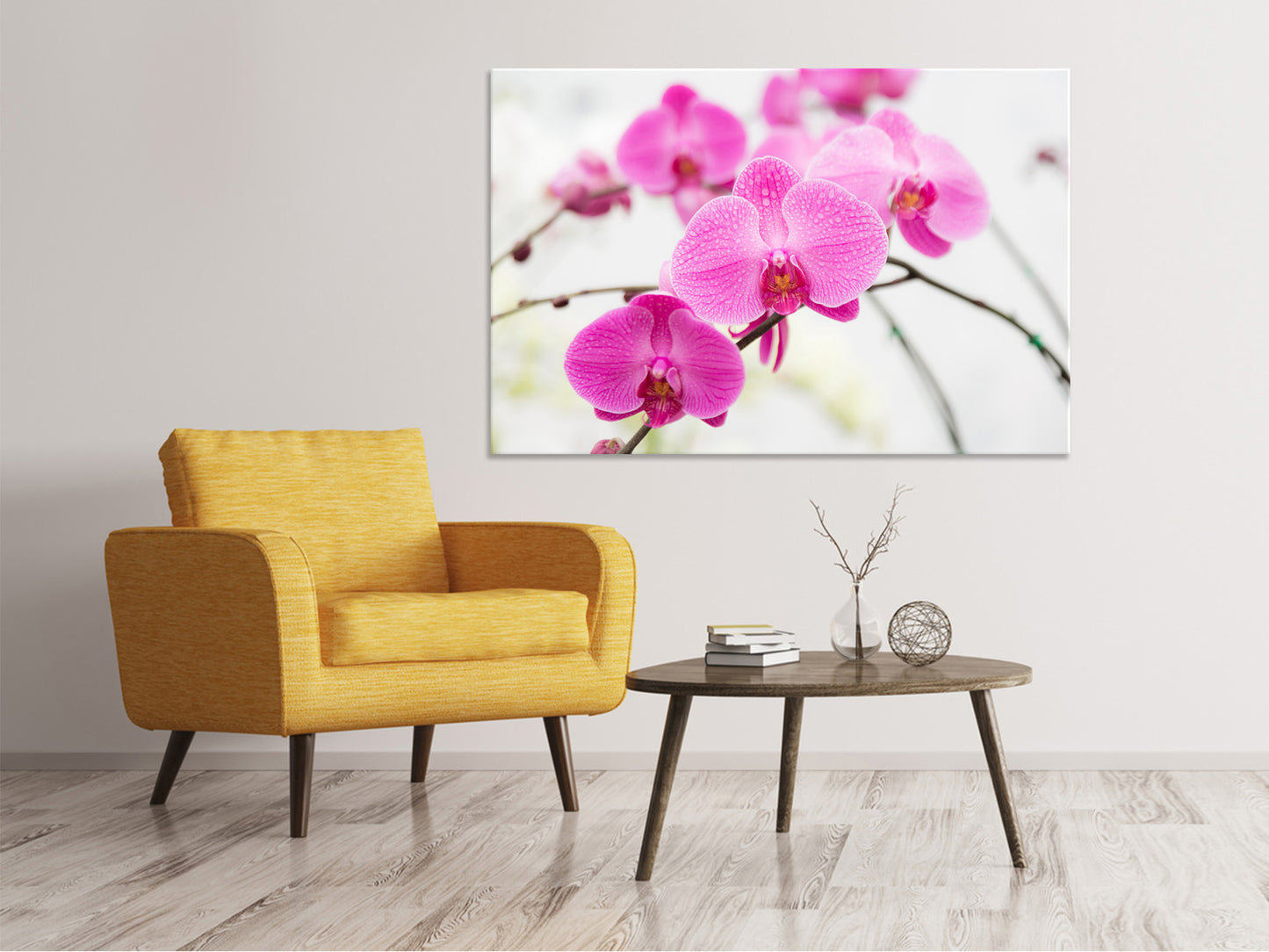 Leinwandbild Das Symbol der Orchidee