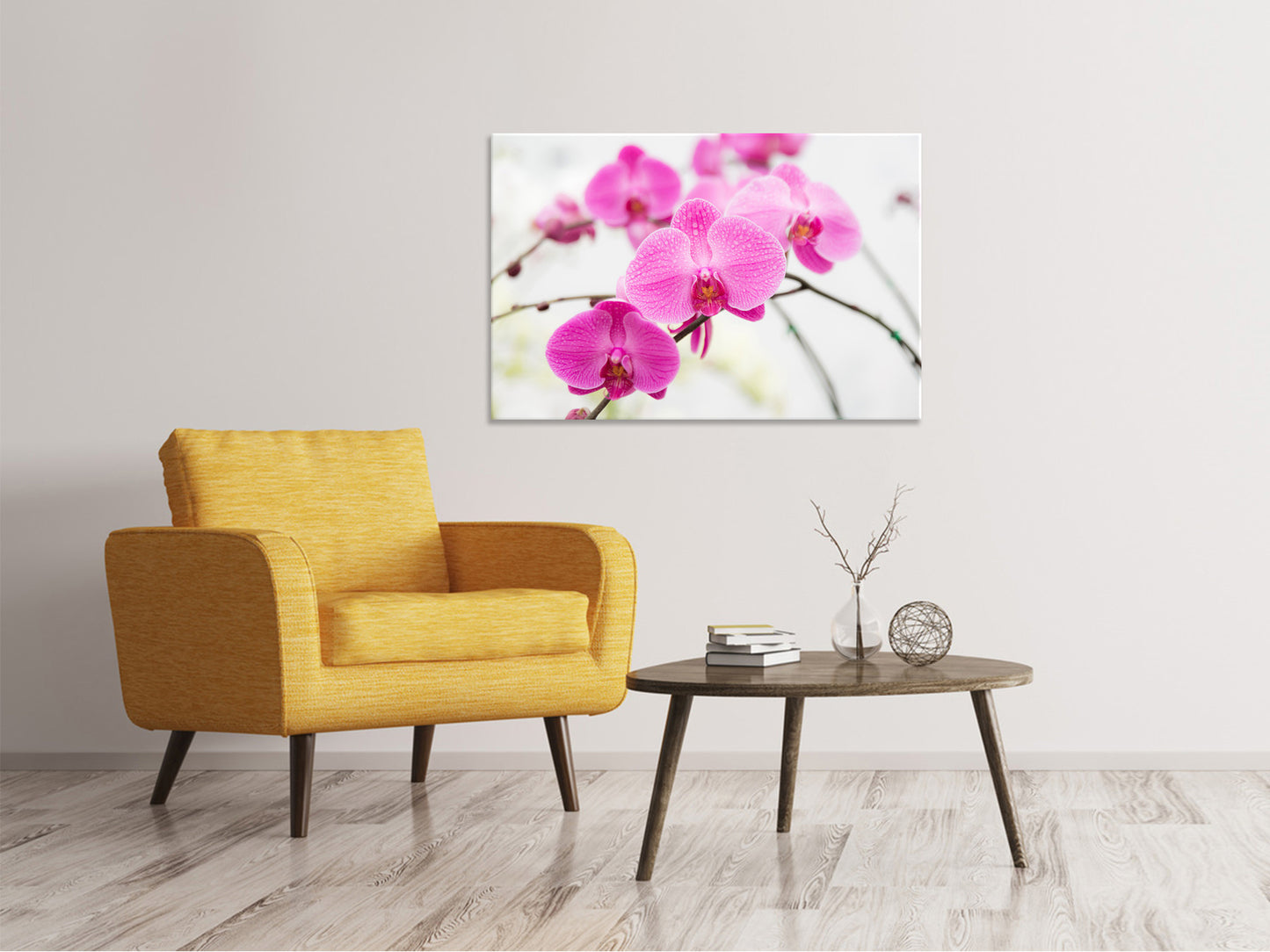 Leinwandbild Das Symbol der Orchidee
