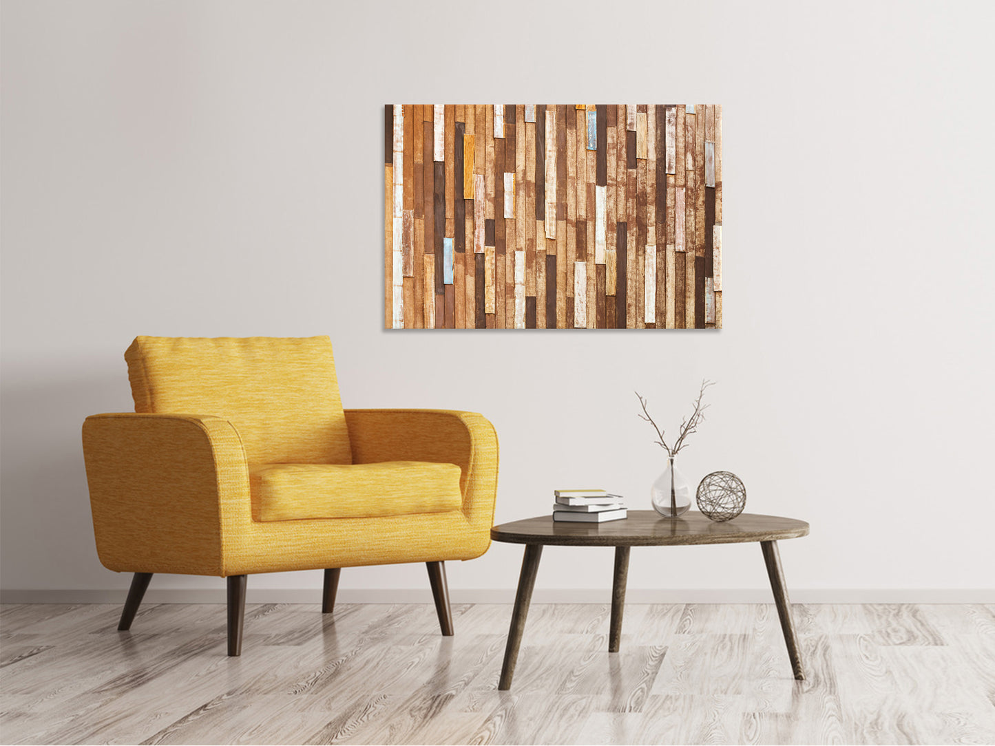 Leinwandbild Designholz