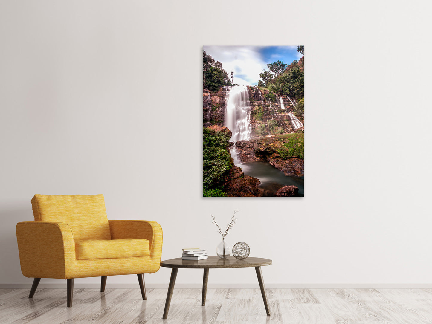 Leinwandbild Wasserfall in Thailand