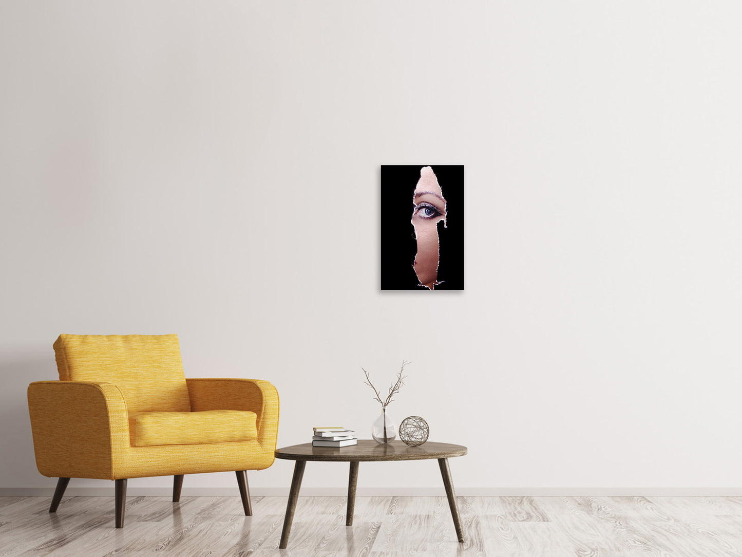 Leinwandbild Guckloch