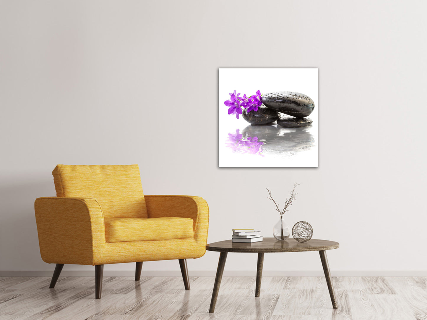 Leinwandbild Feng Shui Steine