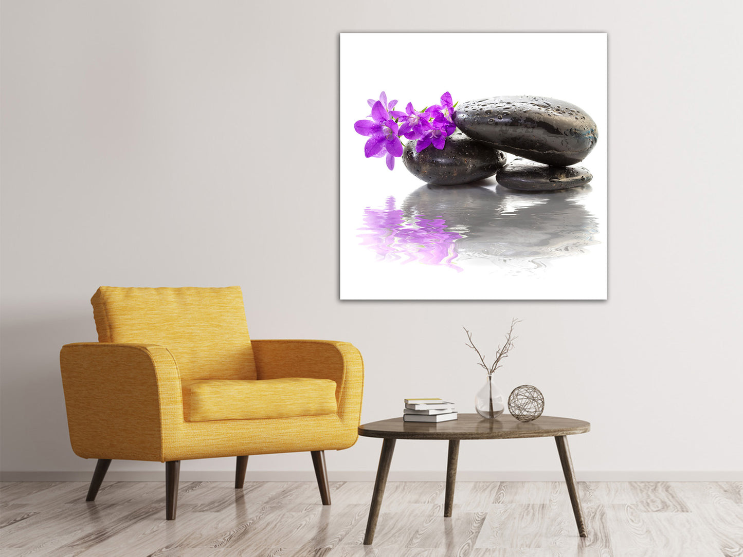 Leinwandbild Feng Shui Steine
