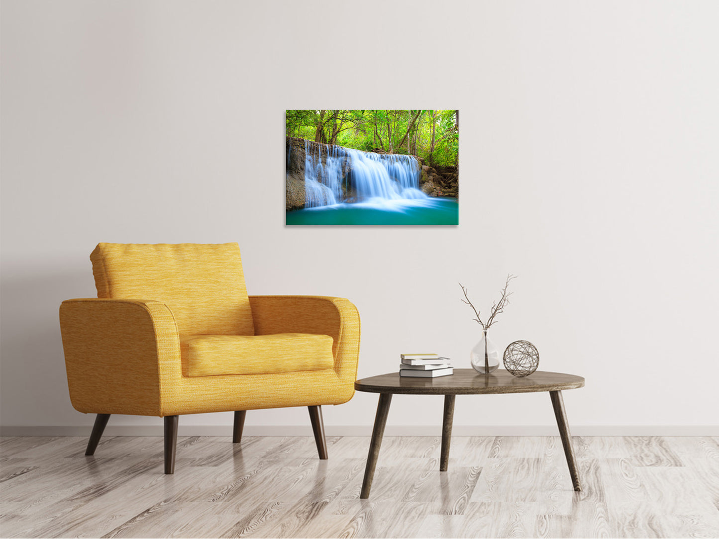 Leinwandbild Wasserfall Si Nakharin