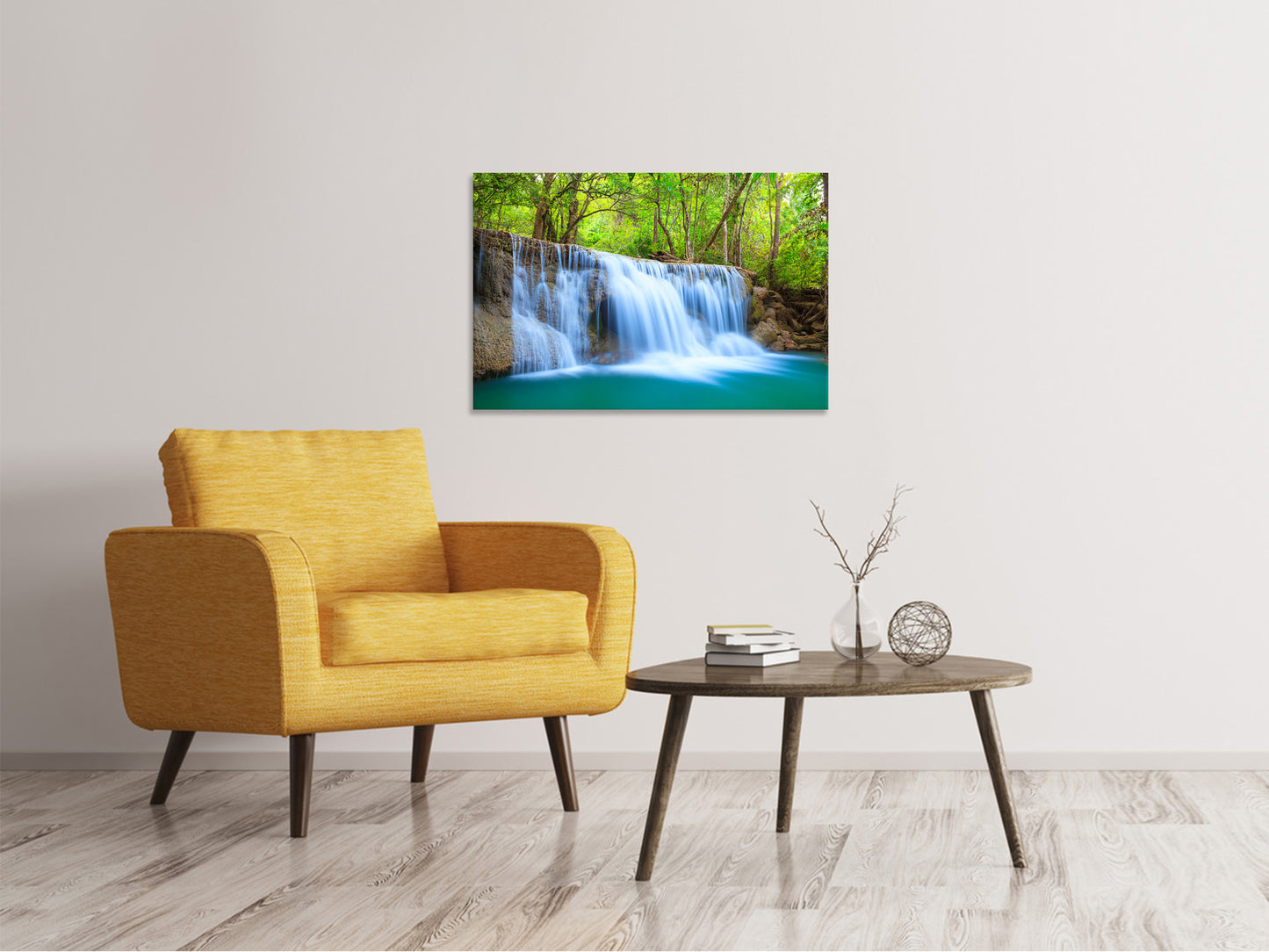 Leinwandbild Wasserfall Si Nakharin