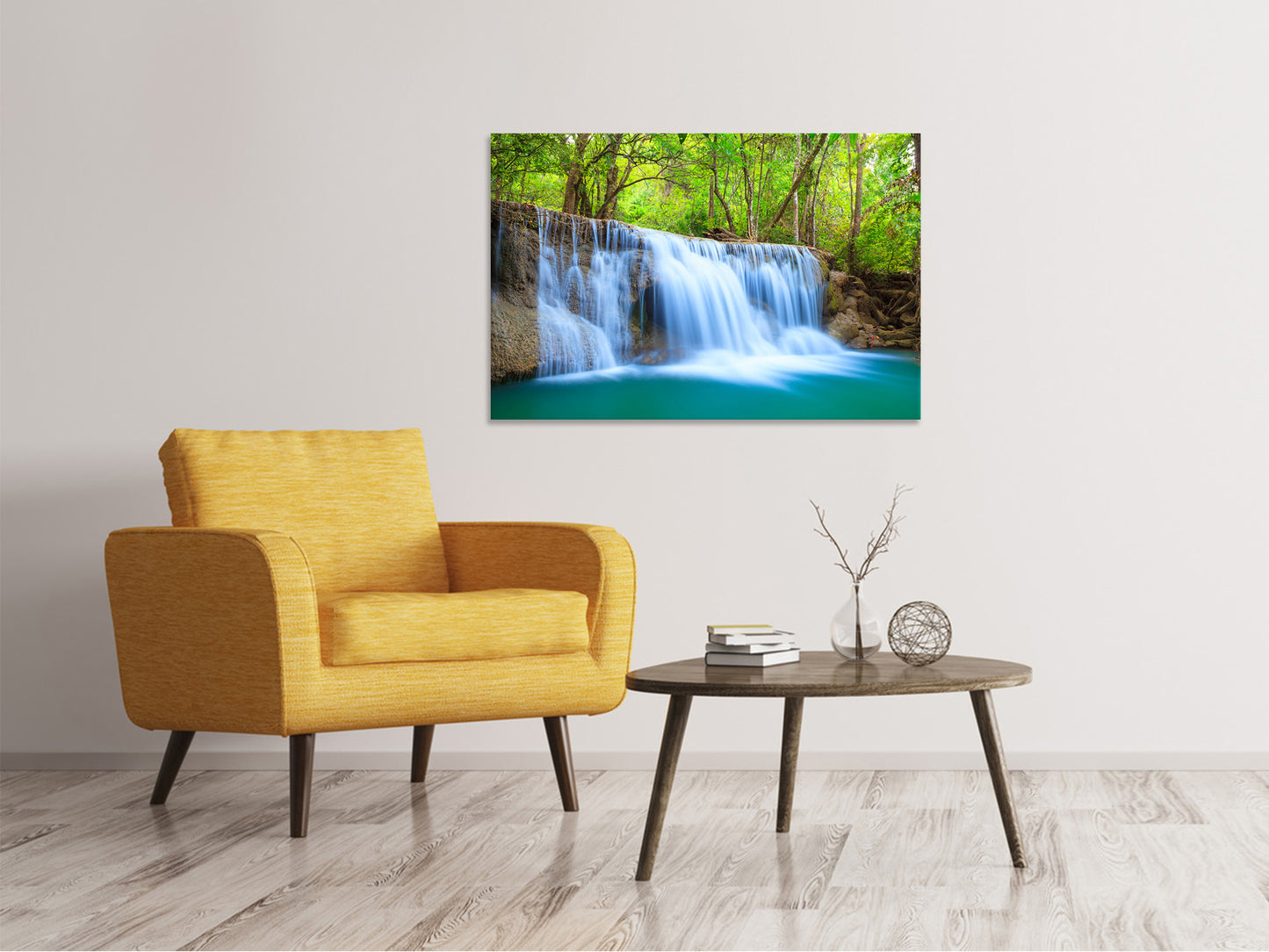 Leinwandbild Wasserfall Si Nakharin