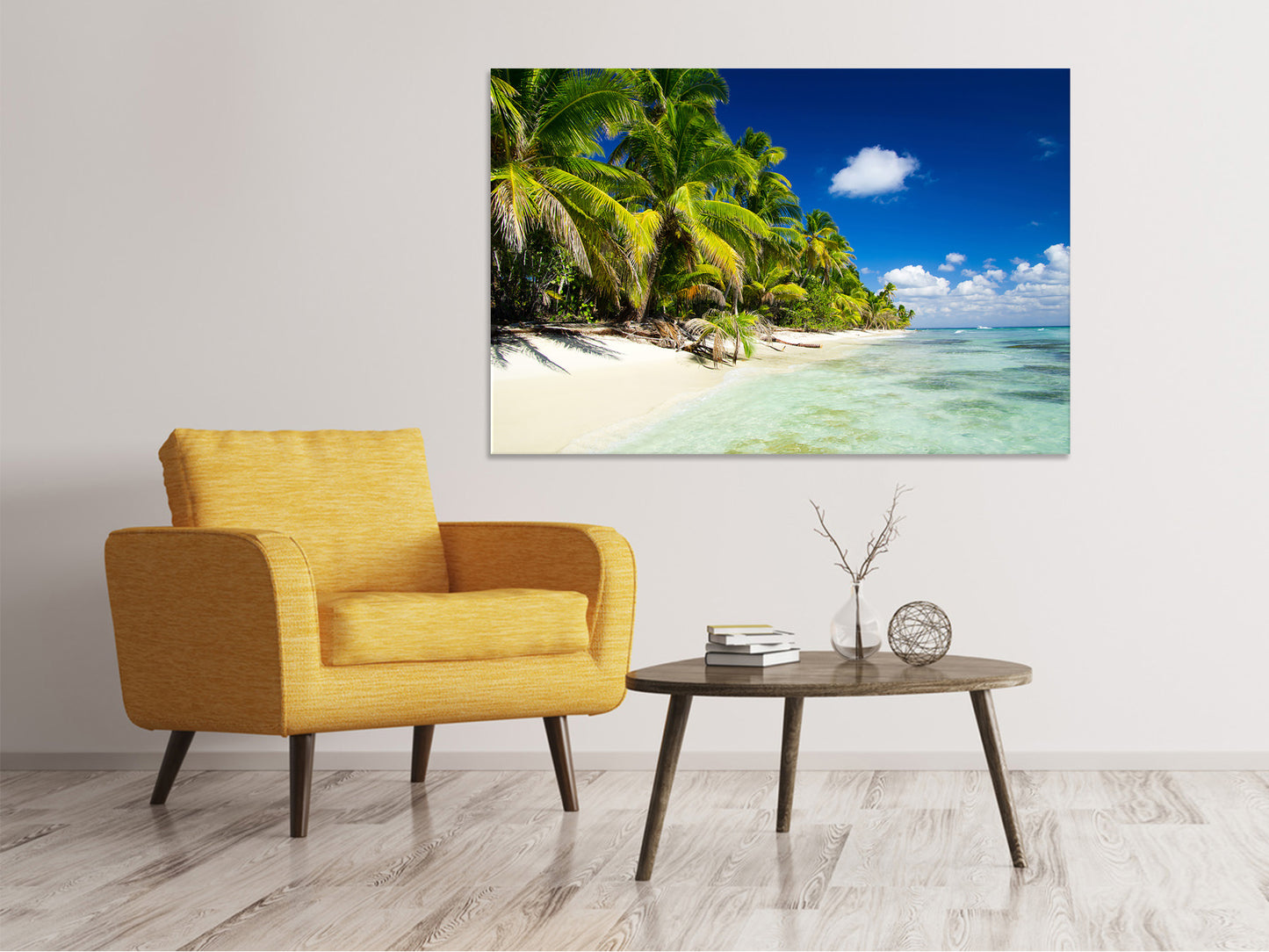 Leinwandbild Die einsame Insel