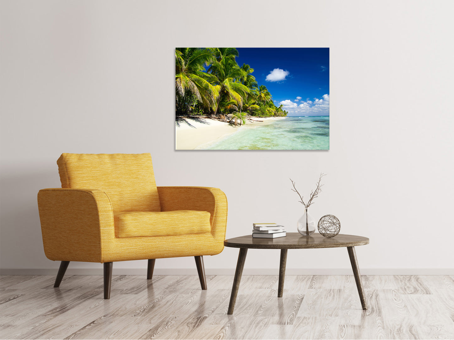 Leinwandbild Die einsame Insel