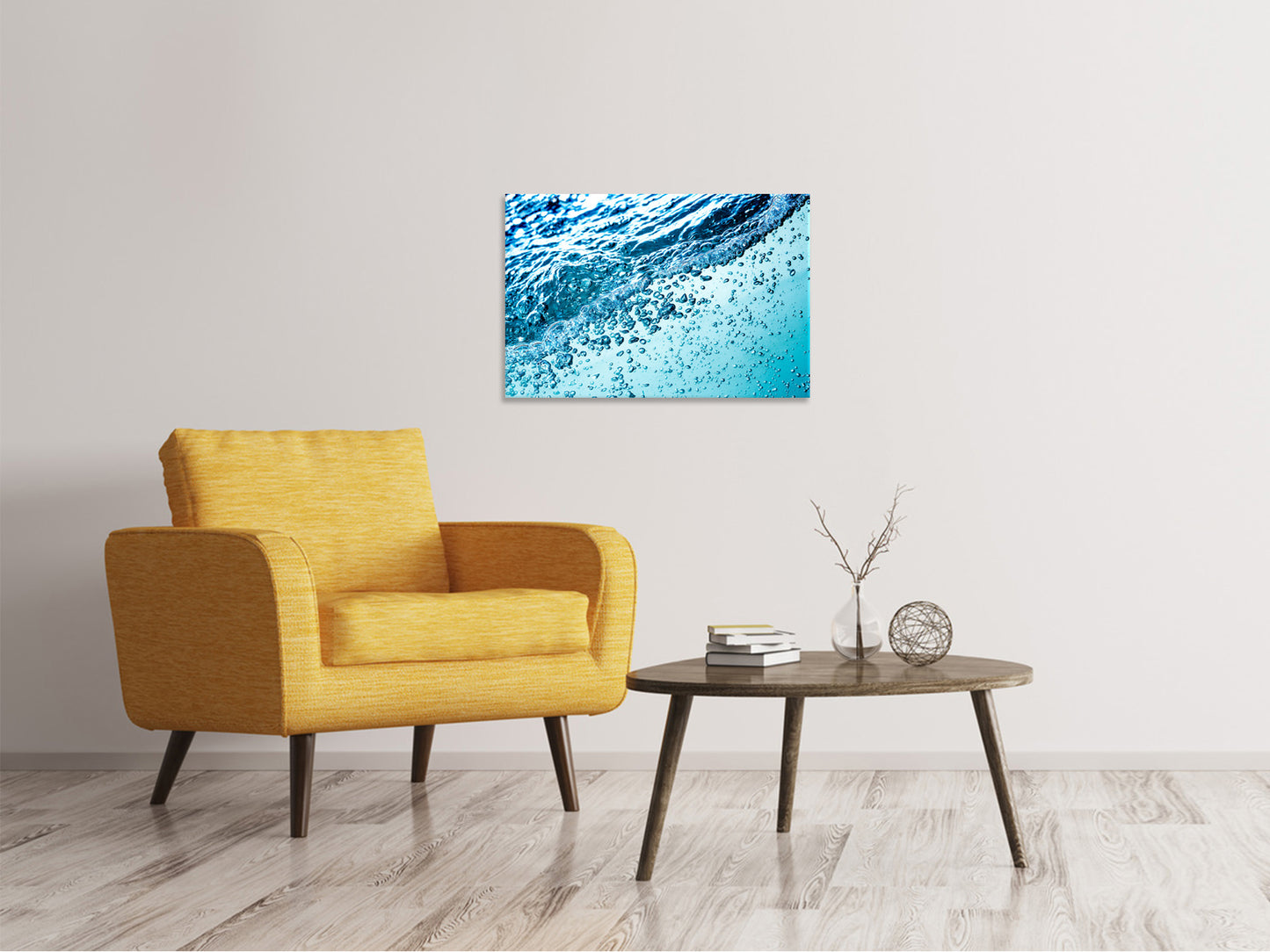 Leinwandbild Wasser in Bewegung