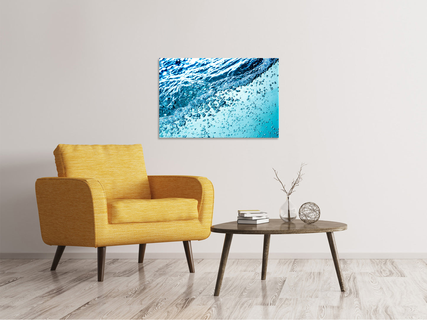 Leinwandbild Wasser in Bewegung