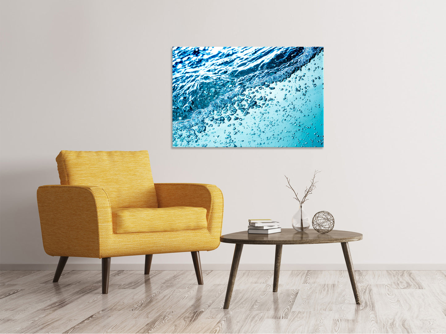 Leinwandbild Wasser in Bewegung