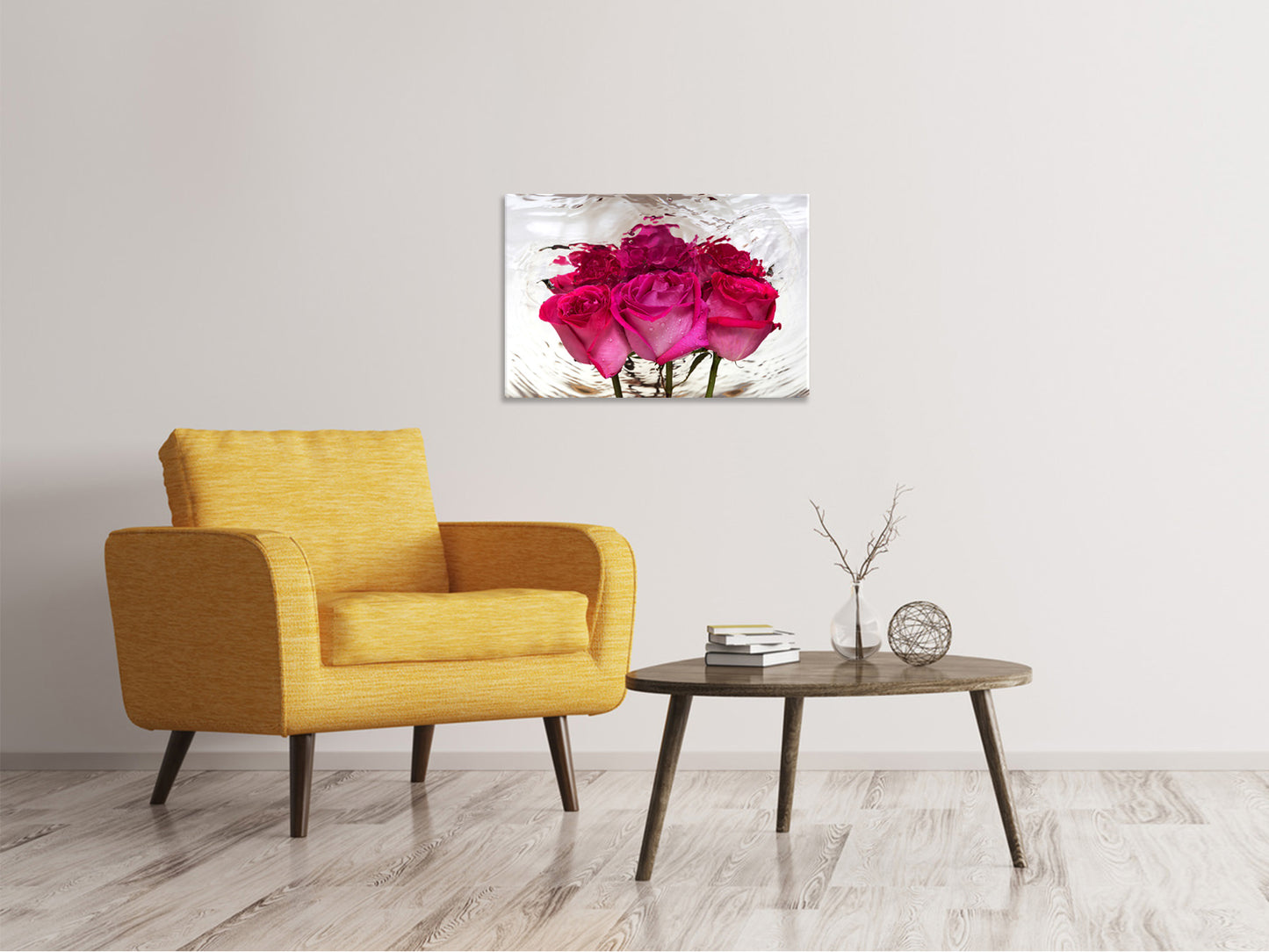 Leinwandbild Die Rosenspiegelung