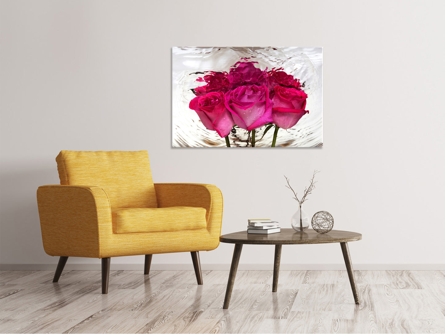 Leinwandbild Die Rosenspiegelung