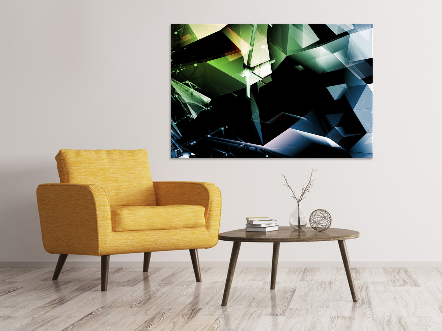 Leinwandbild 3D-Polygon