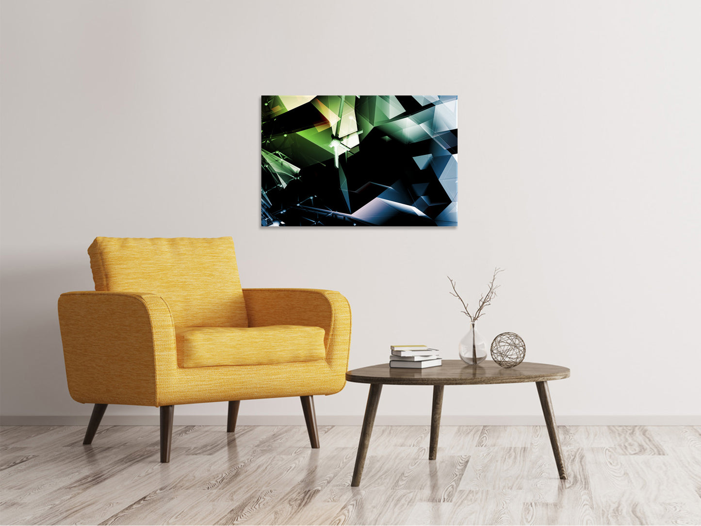 Leinwandbild 3D-Polygon