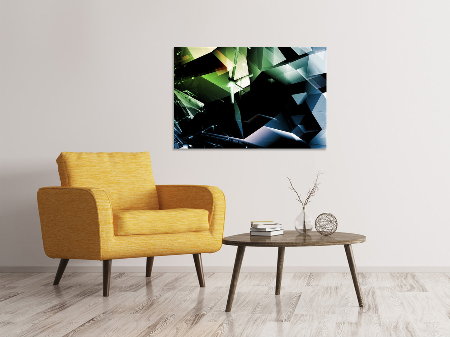 Leinwandbild 3D-Polygon