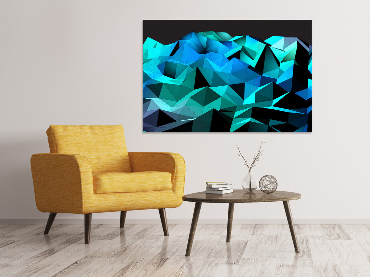 Leinwandbild 3D-Diamonds