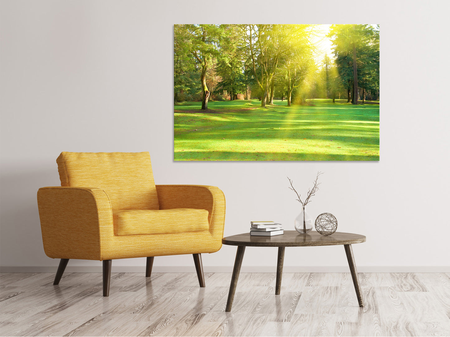 Leinwandbild Im Park